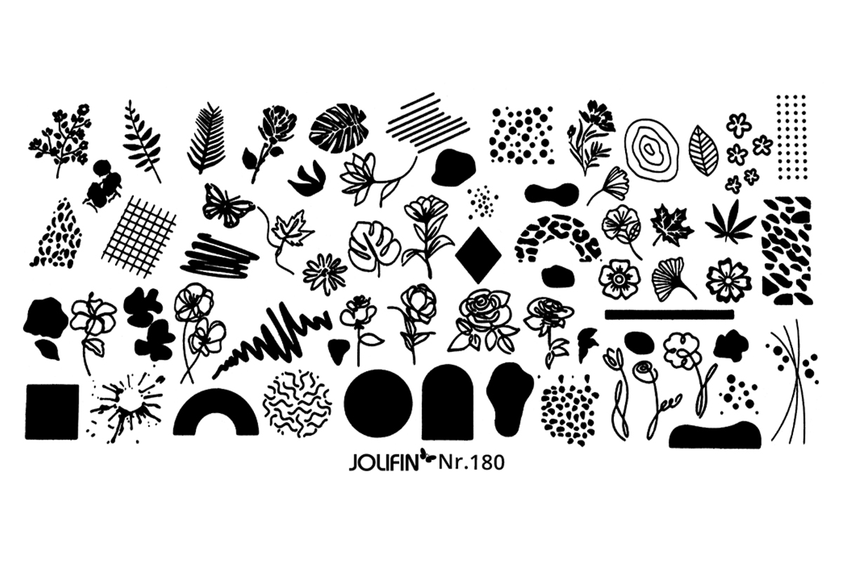 Jolifin Stamping-Schablone - Nr. 180