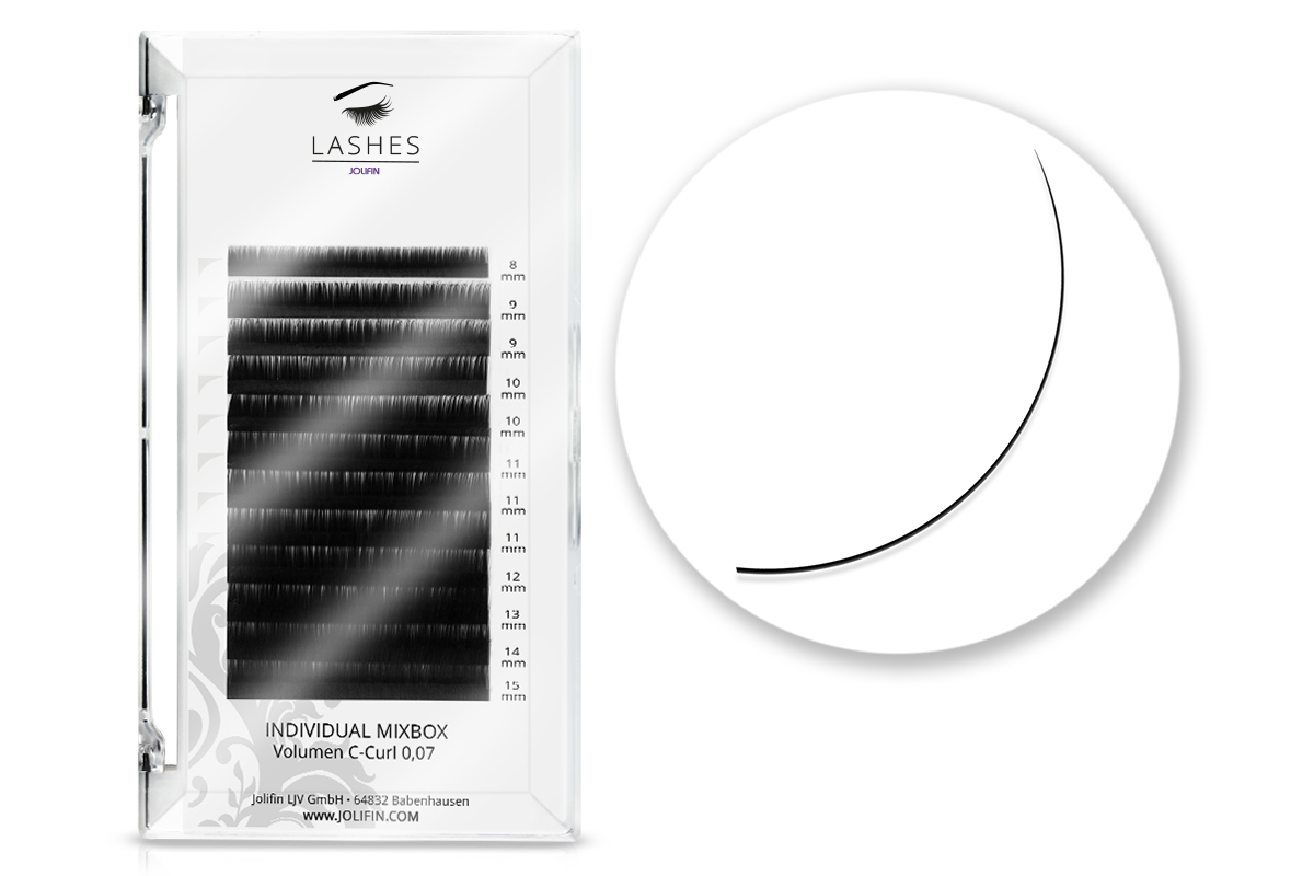 Jolifin Lashes - MixBox - Volume C-Curl 0,07