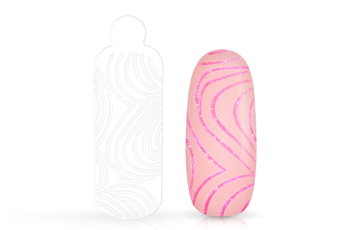 Jolifin Silikonform für Dual-Tips - lines