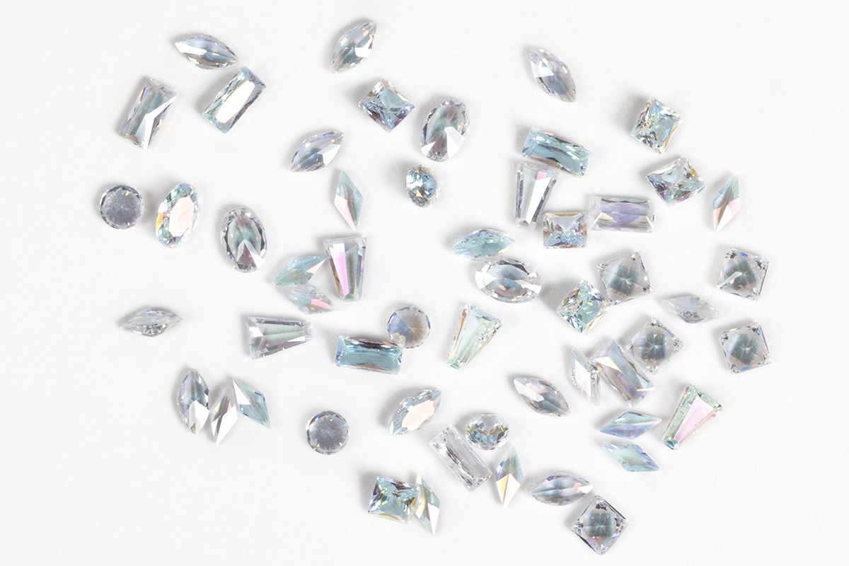 Jolifin micro Overlay - Strass aurora iridescent