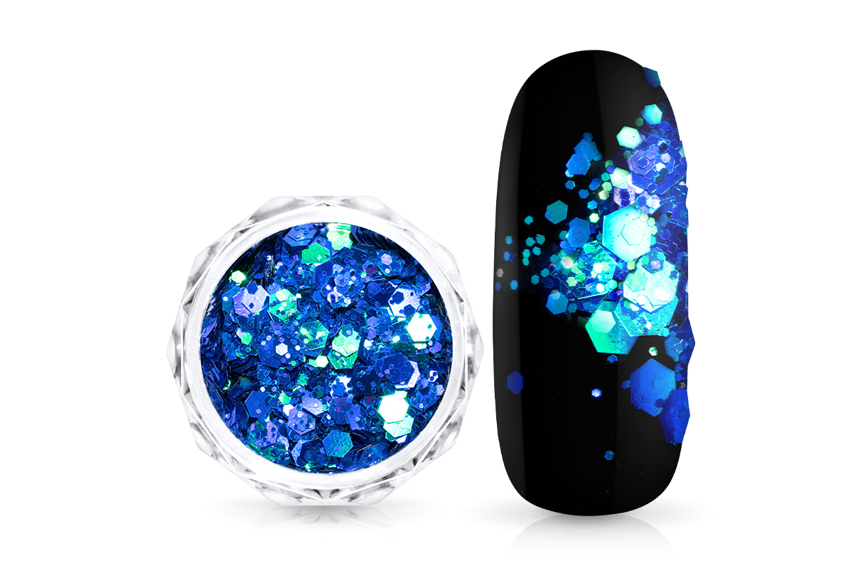 Jolifin Supernova Glitter - blue turquoise