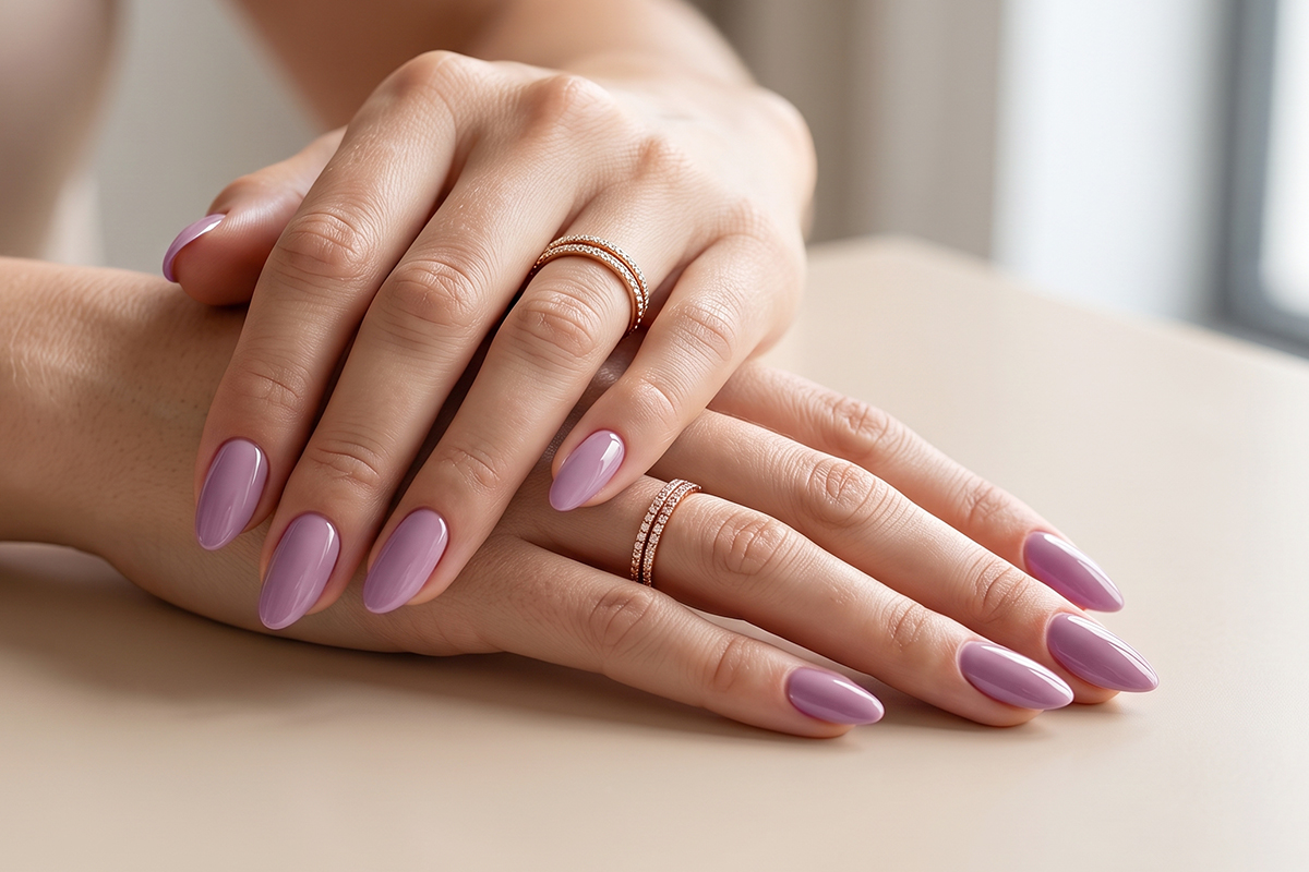 Jolifin LAVENI 3in1 Shellac - violet taupe 10ml