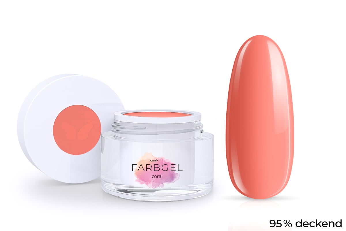 Jolifin Farbgel coral 5ml