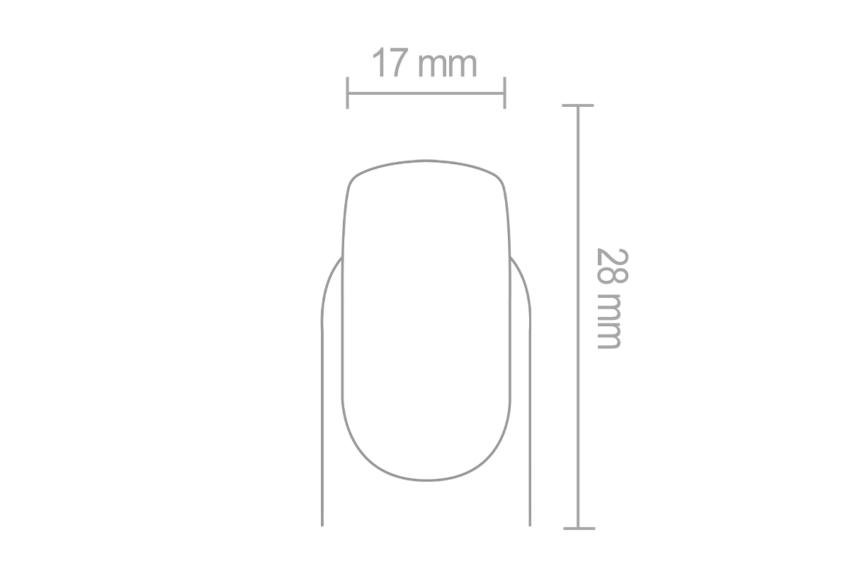 Jolifin Nagelform-Stempel - Square
