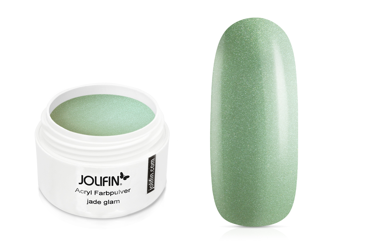 Jolifin acrylic colour powder - jade glam 5g