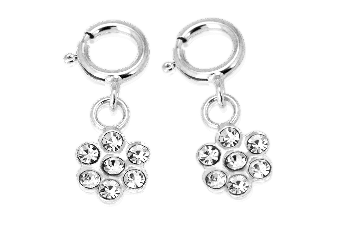 Jolifin Nail Piercing Flower - clear