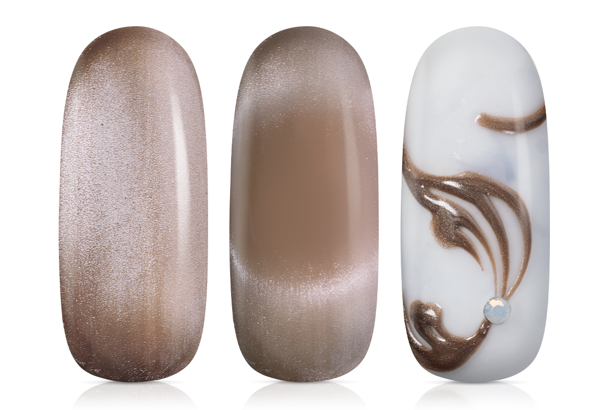 Jolifin LAVENI PRO Colour Gel - Cat-Eye satin cappuccino 5ml