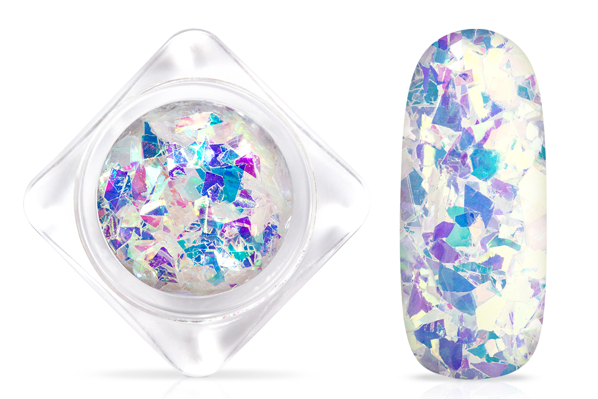 Jolifin Glitter Flakes white