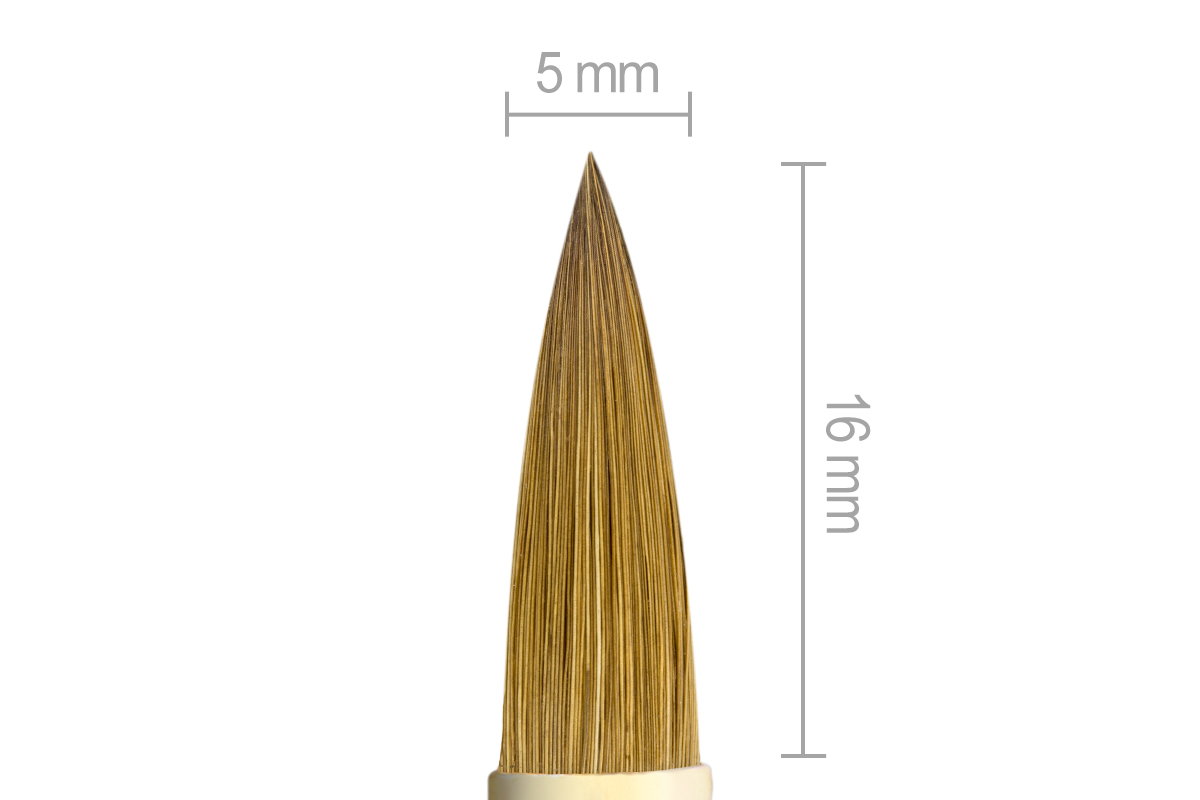 Jolifin Twister acrylic brush size 8