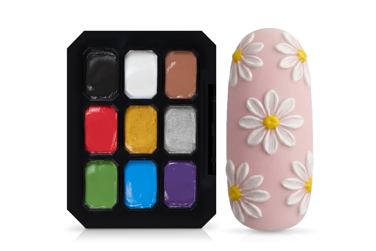 Jolifin Structure Oil Painting- & Ombre-Gel Palette - Classic 20ml