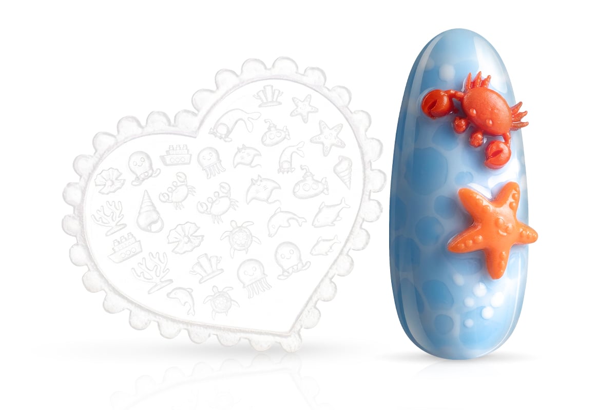 Jolifin 3D-Form - süße Meerestiere