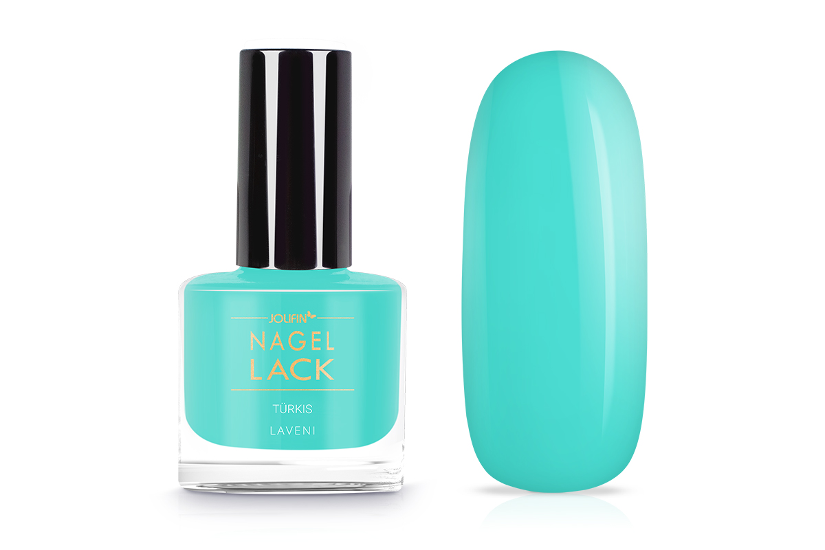 Jolifin LAVENI Nail Polish - turquoise 9ml