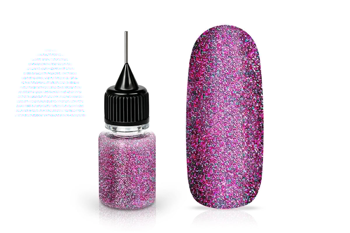 Jolifin LAVENI Diamond Dust - velvet magenta-emerald