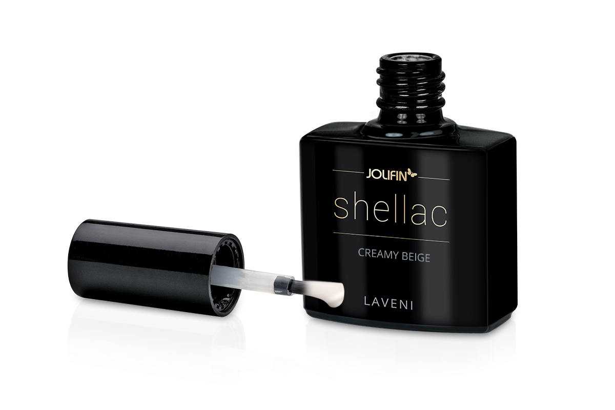 Jolifin LAVENI Shellac - creamy beige 10ml