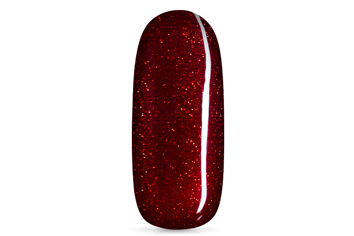 Jolifin LAVENI Shellac - red christmas Glitter 10ml