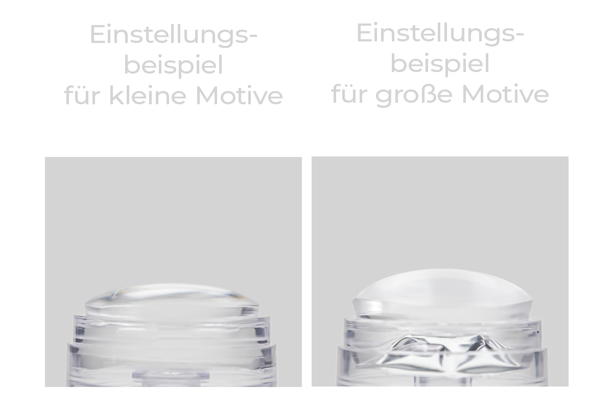 Jolifin LAVENI XL Jelly Stamp - Zoom function
