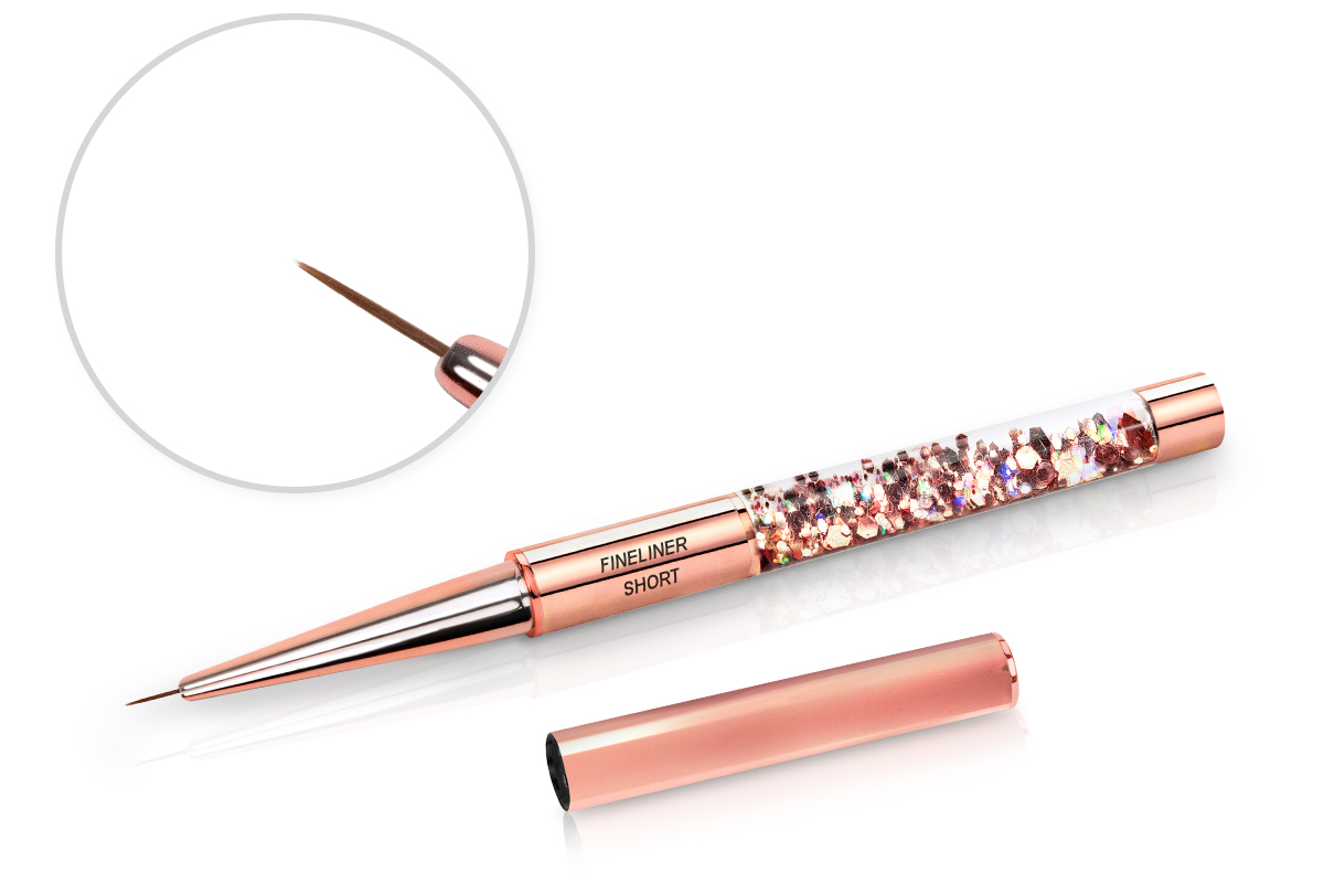 Jolifin LAVENI Brush rose gold - Fineliner short