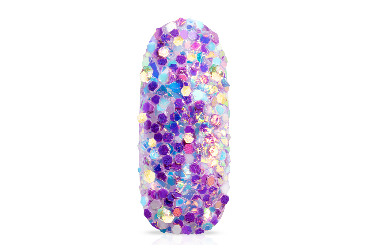 Jolifin Candy Glitter - sunset purple
