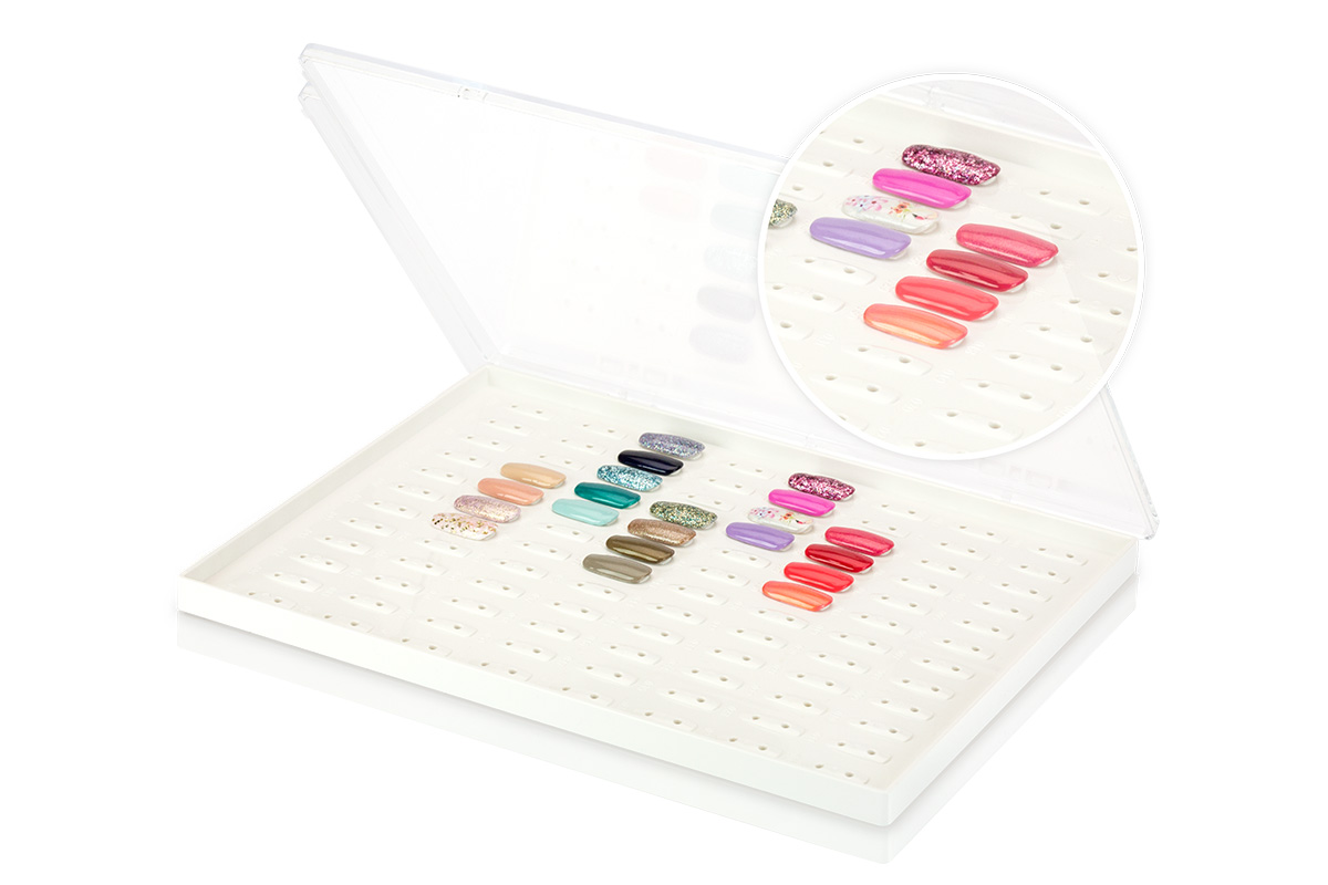 Jolifin tips for hinged presentation display