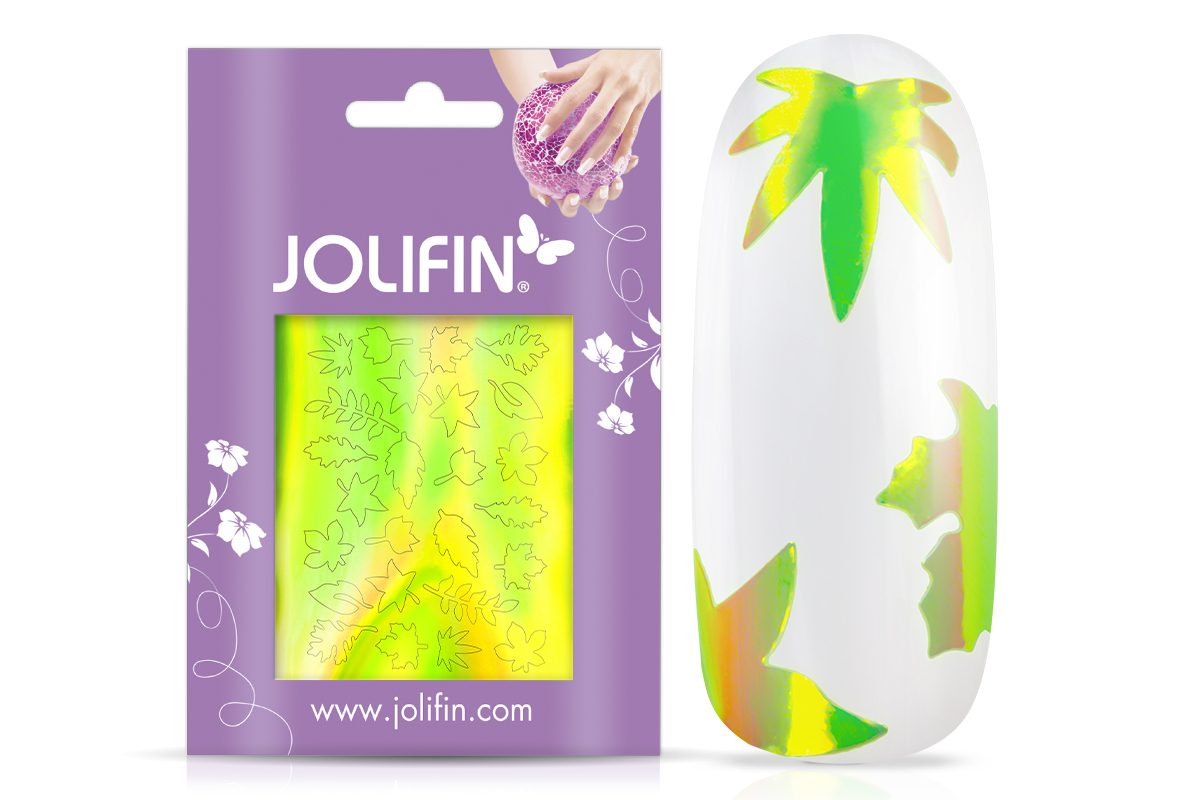 Jolifin Aurora Sticker - Leaf neon green