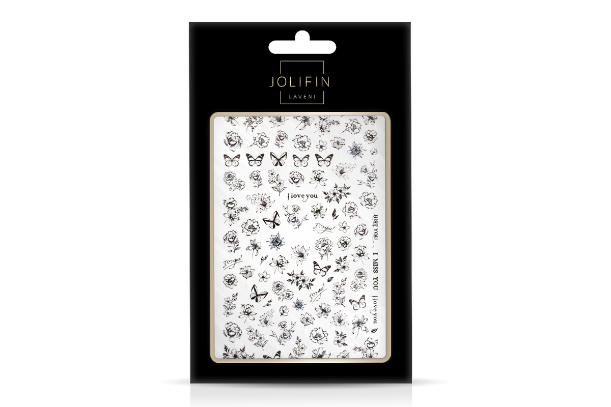 Jolifin LAVENI XL Sticker - Flowers No. 9