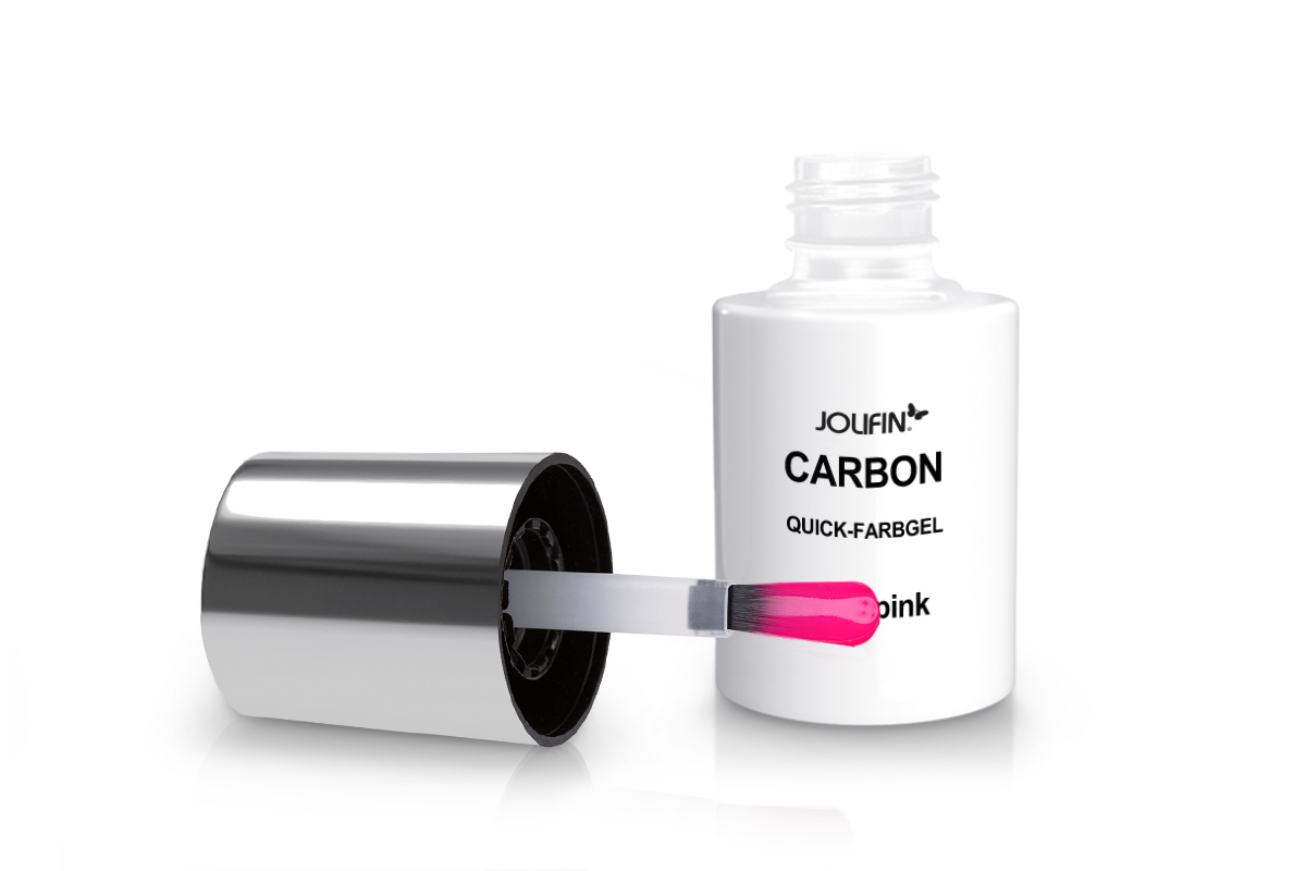 Jolifin Carbon Quick colour gel - neon pink 11ml