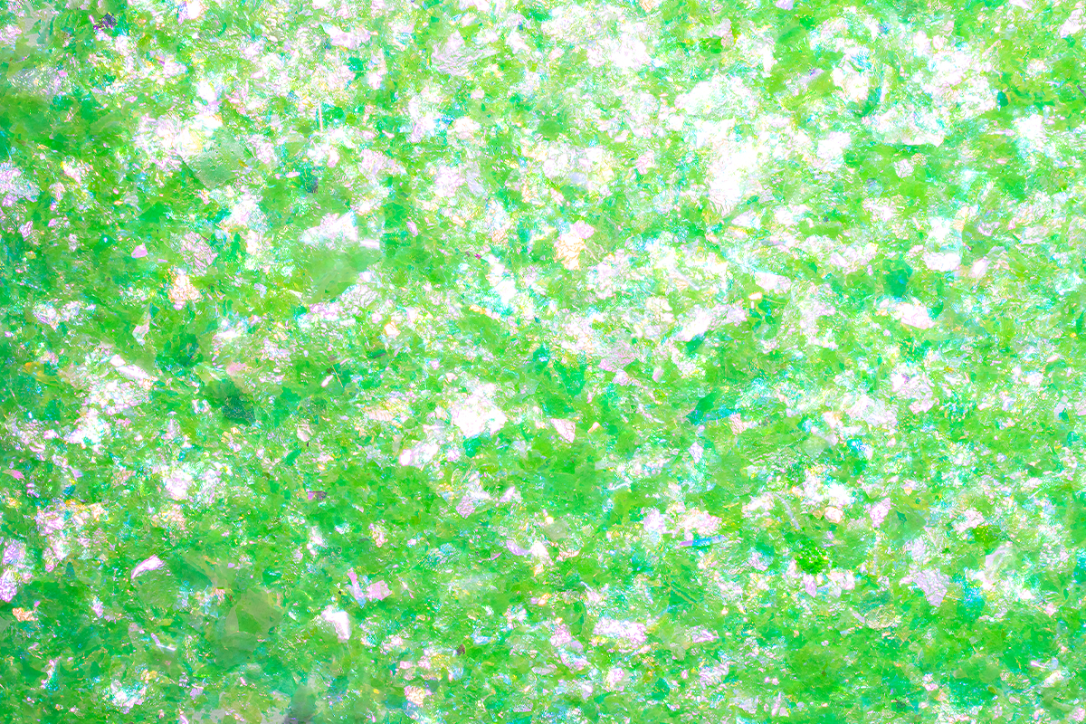 Jolifin Soft Opal Flakes - pastel neon-green