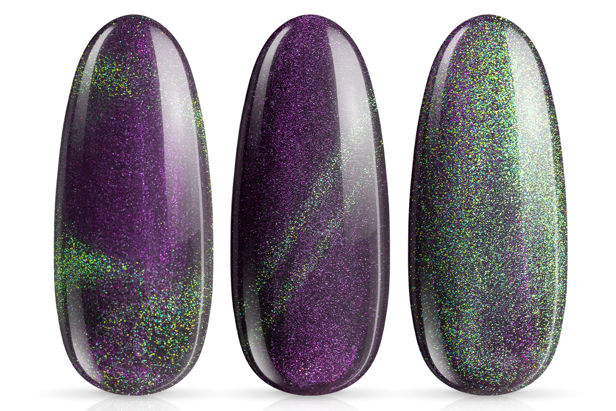 Jolifin LAVENI Shellac - 9D Polarlights Cat-Eye emerald horizon 10ml