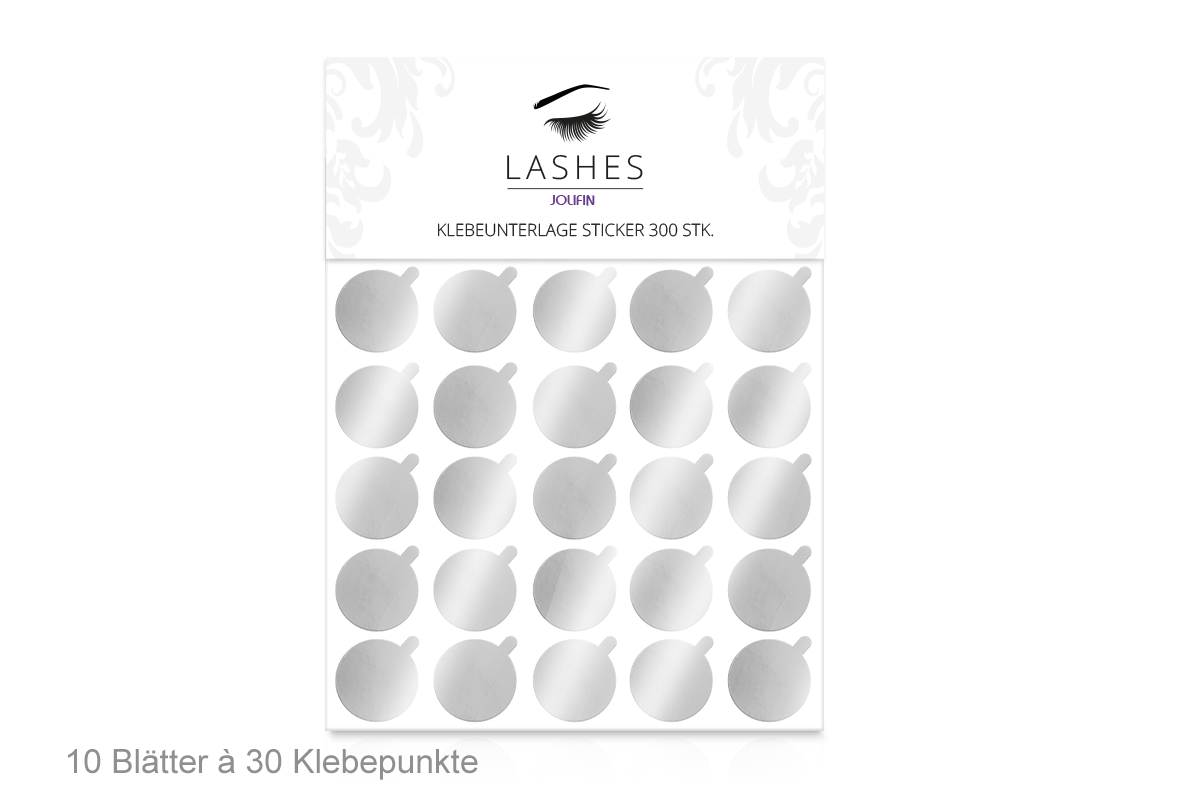 Jolifin Lashes - Adhesive pad sticker 300pcs.