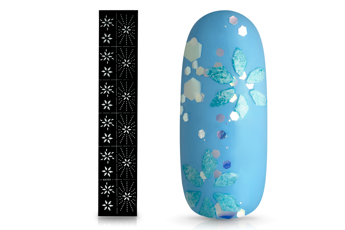 Jolifin LAVENI Airbrush and Nail Polish Stencil No. 42