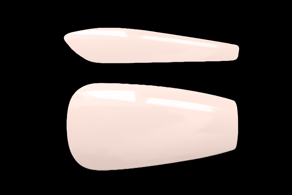 Jolifin 120er Tipbox Press-On Coffin - medium extra strong milky nude