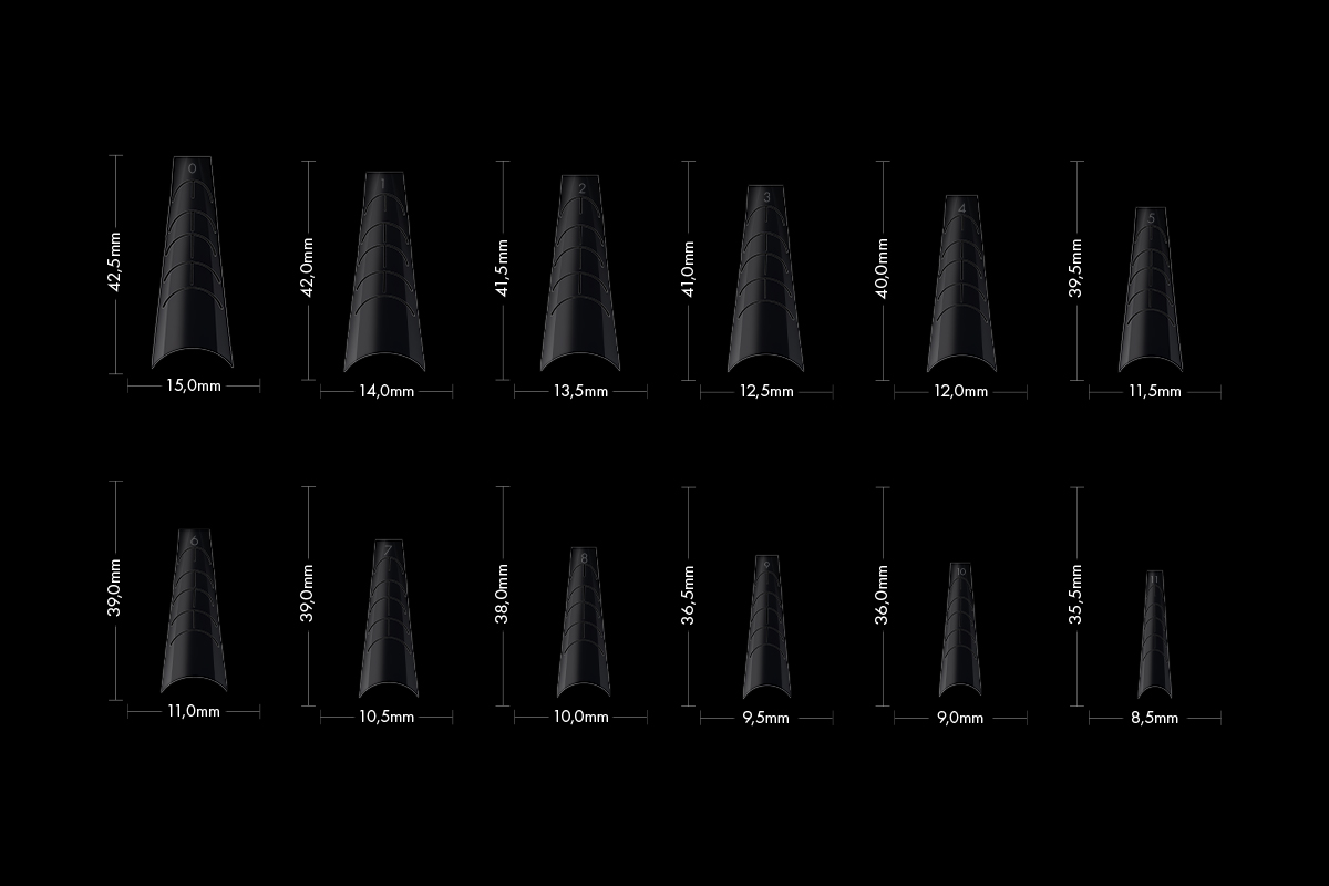Jolifin LAVENI 120 Tipbox Dual System - XXL Slim Tip Extension