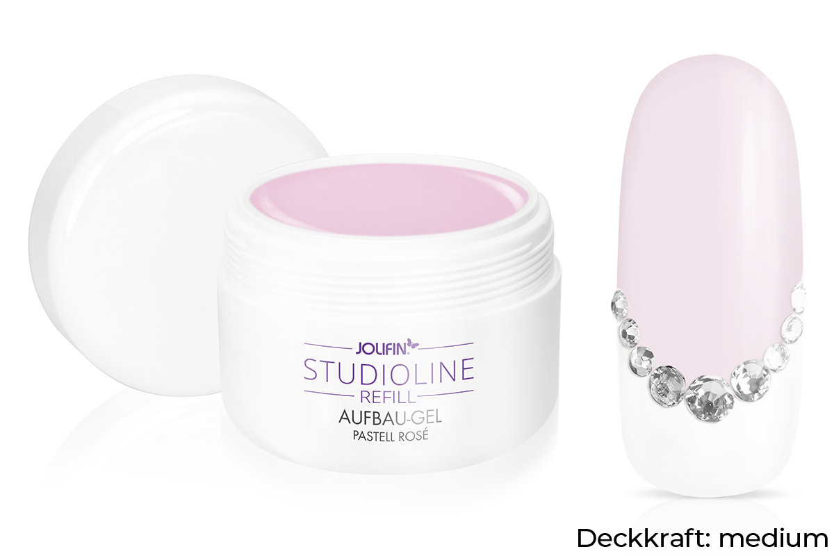 Jolifin Studioline Refill - build-up gel pastel rosé 250ml
