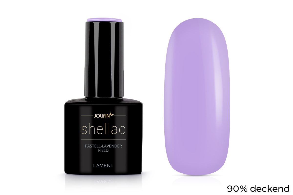 Jolifin LAVENI Shellac - pastel lavender field 10ml