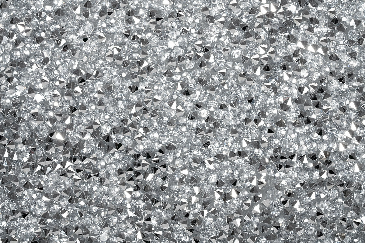 Jolifin presentation base - silver glitter