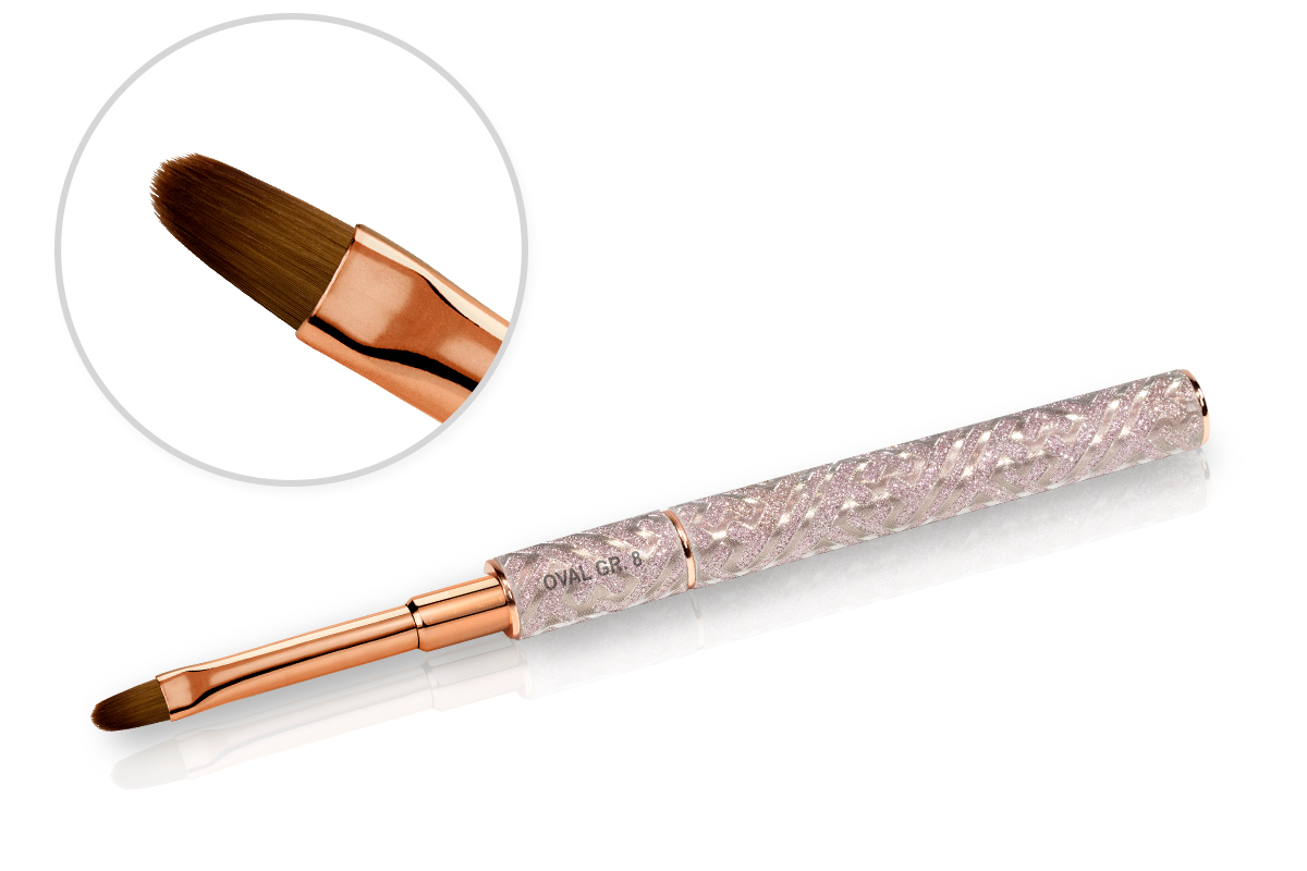 Jolifin FlashOn Pinsel - oval Gr. 8