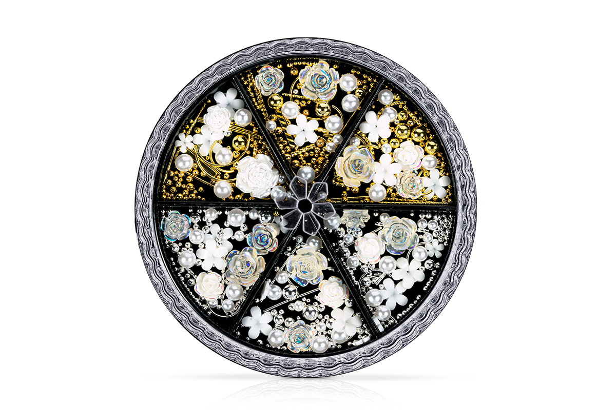 Jolifin LAVENI Pearl Display - Pearls & Flowers