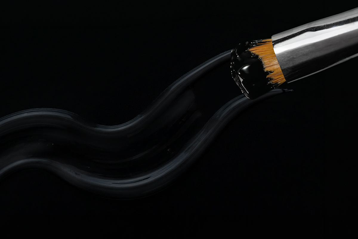 Jolifin LAVENI Stamping Gel - black 8ml