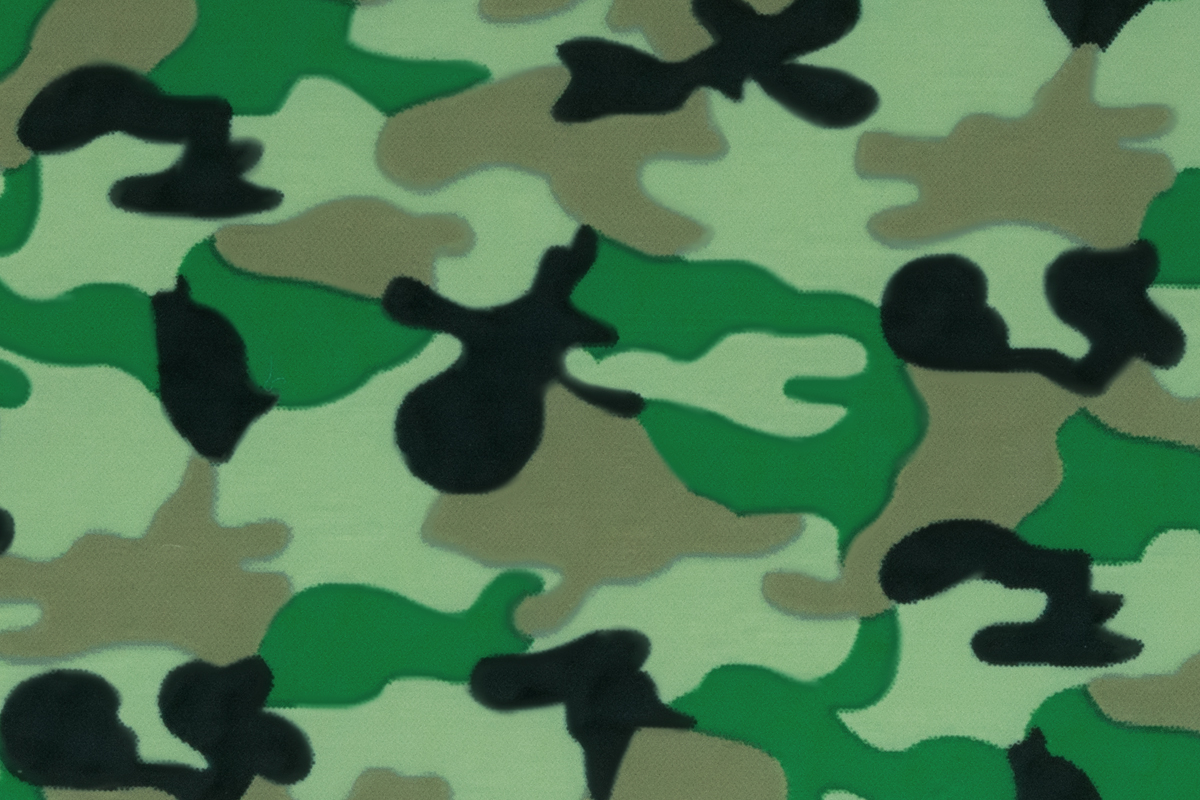 Jolifin Transfer Nail Foil XL - Camouflage green