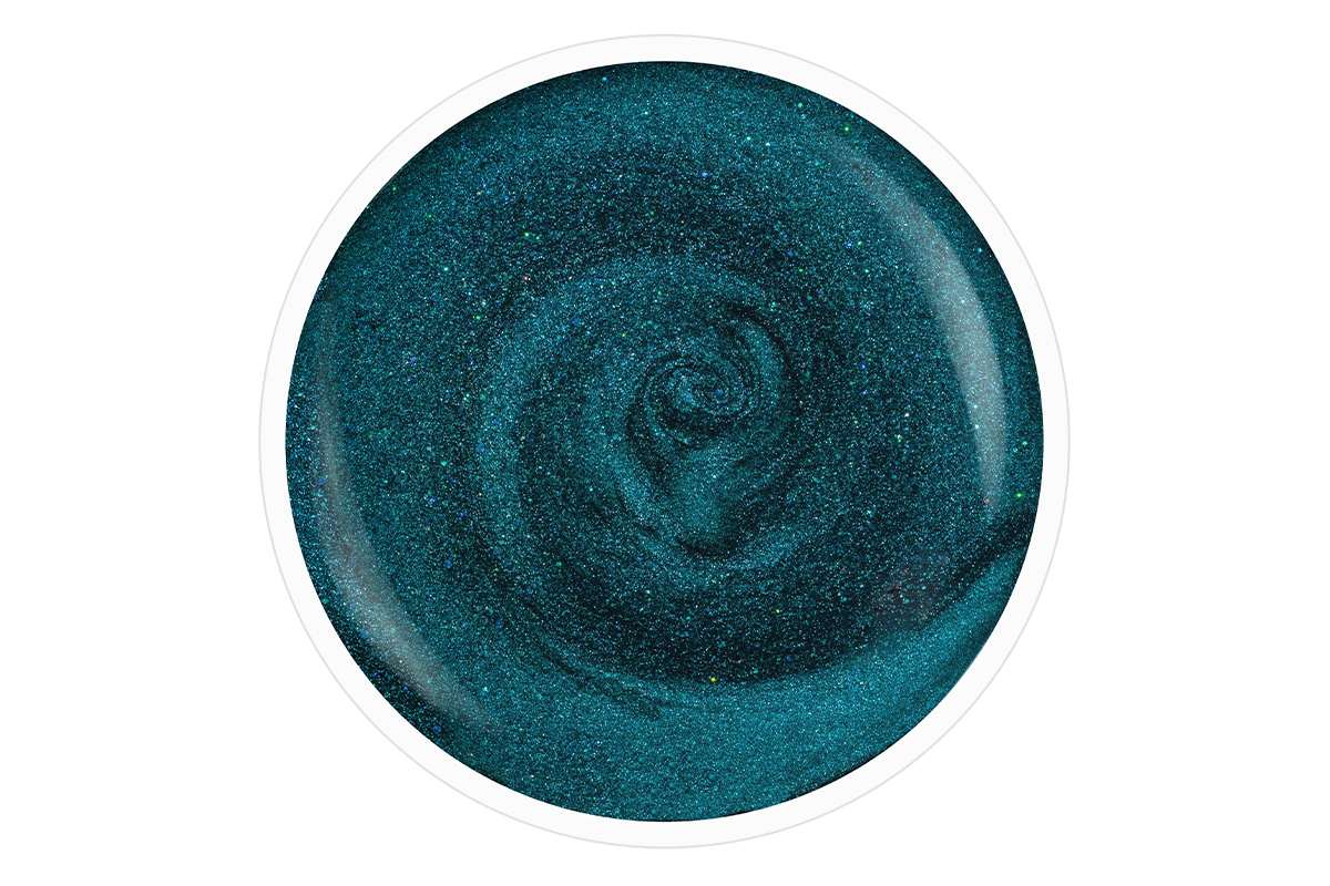Jolifin LAVENI Shellac - Cat-Eye universe blue 10ml
