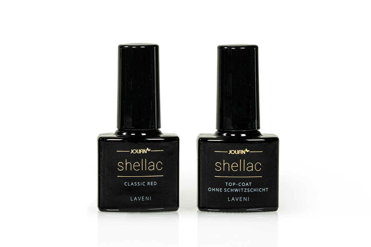 Jolifin LAVENI Shellac Starter Set - S - Luna Device Press-On