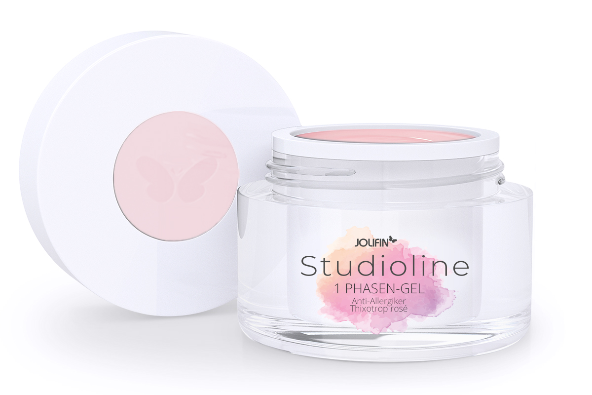 Jolifin Studioline - 1-phase gel anti-allergy Thixotrope rosé 30ml