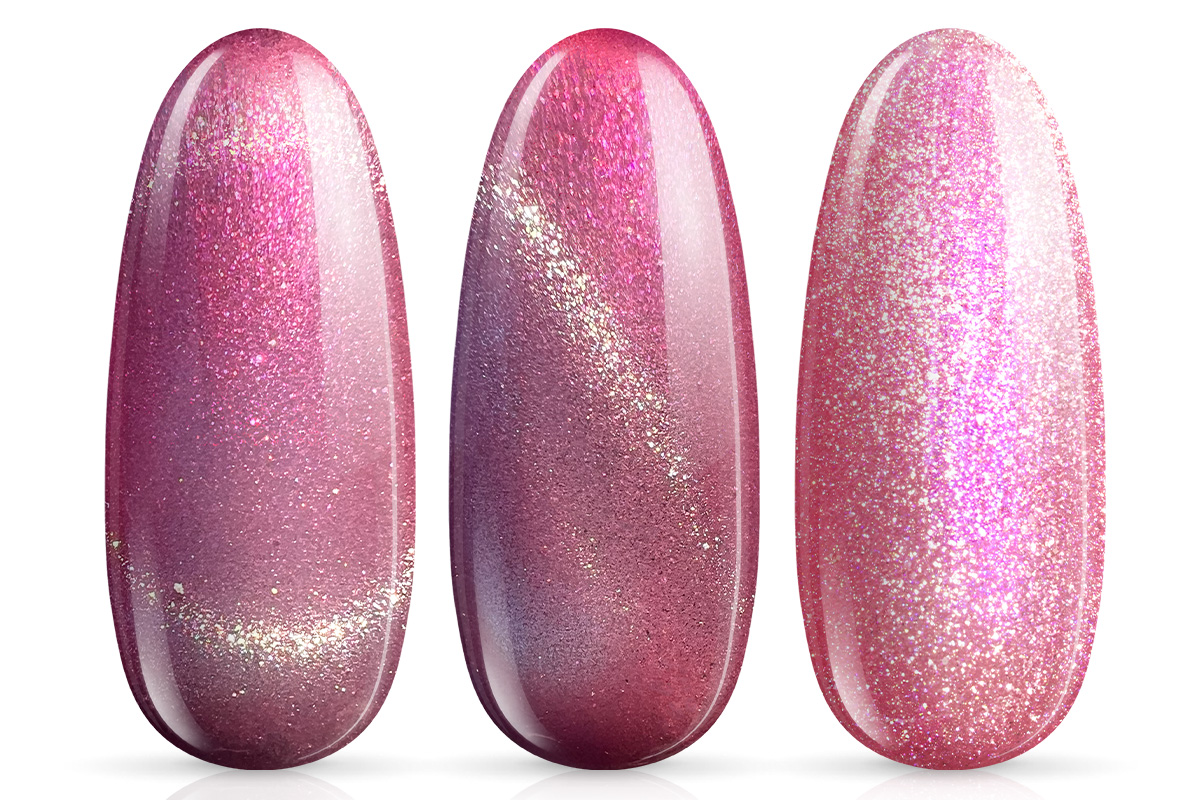 Jolifin LAVENI Shellac - Cat-Eye Aurora rosy babydoll 10ml