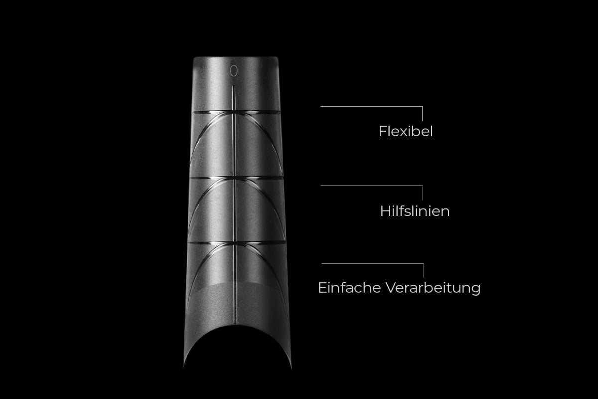 Jolifin 160 tip box - XL Pinch Coffin with guide lines