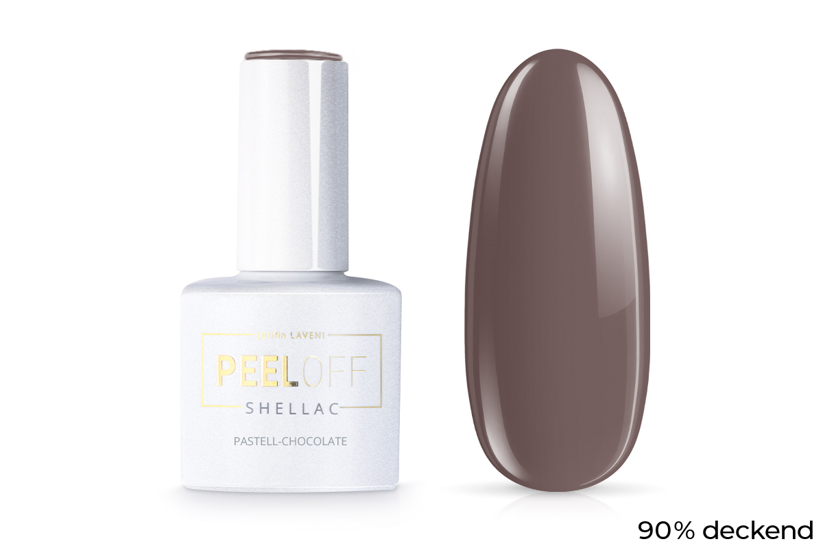 Jolifin LAVENI Shellac PeelOff - pastell-chocolate 10ml