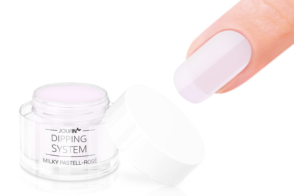 milky pastel pink