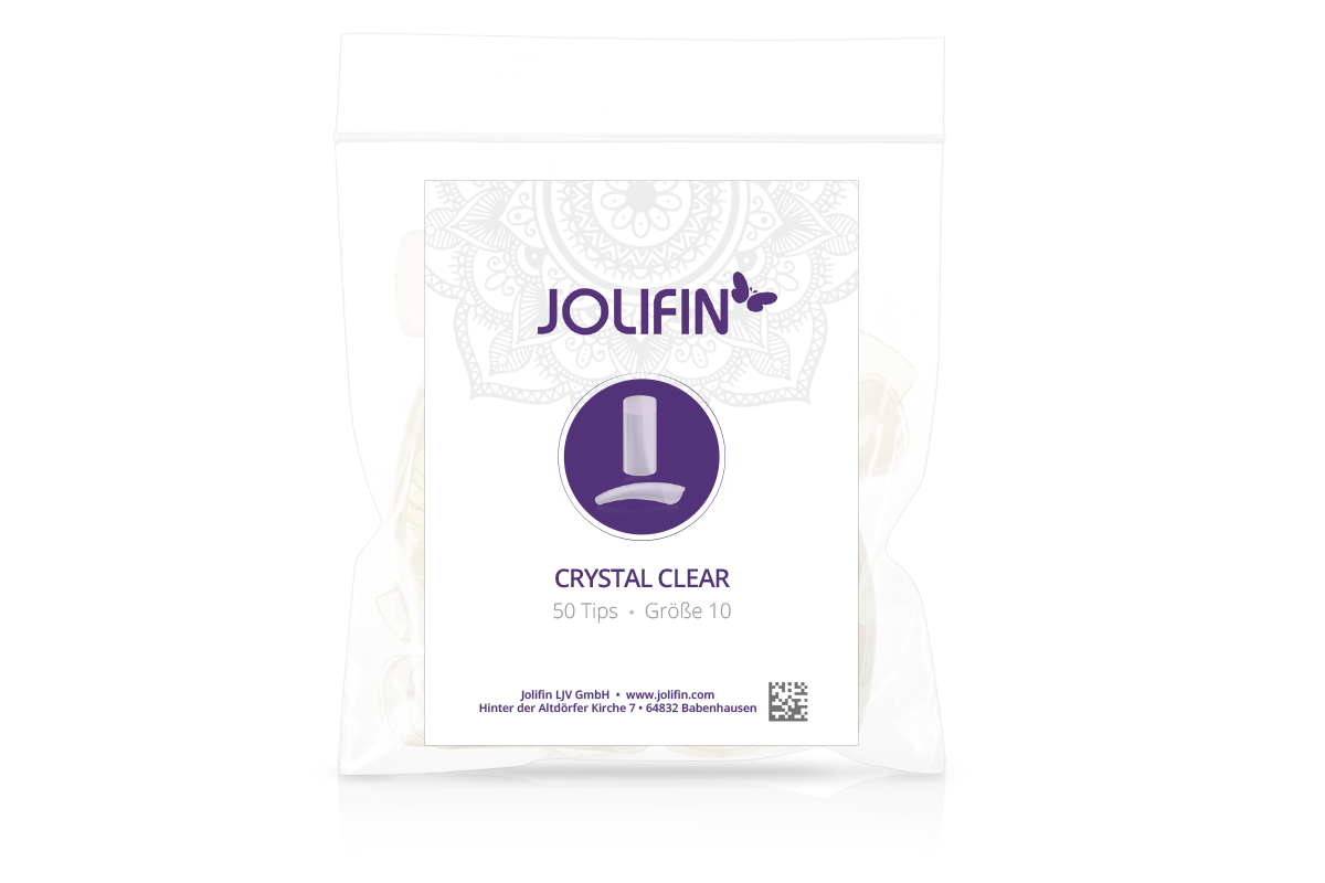Jolifin Tips clear refill bag size 10