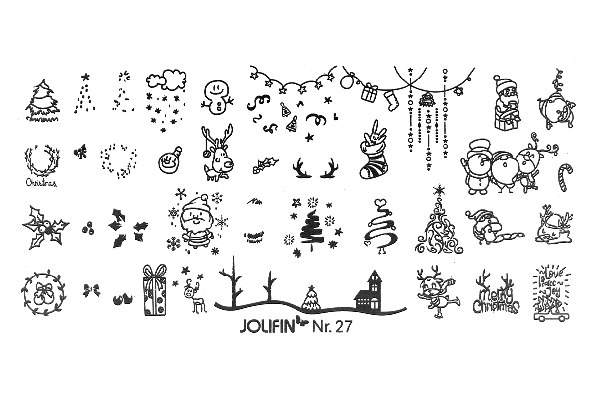 Jolifin Stamping Stencil No. 27