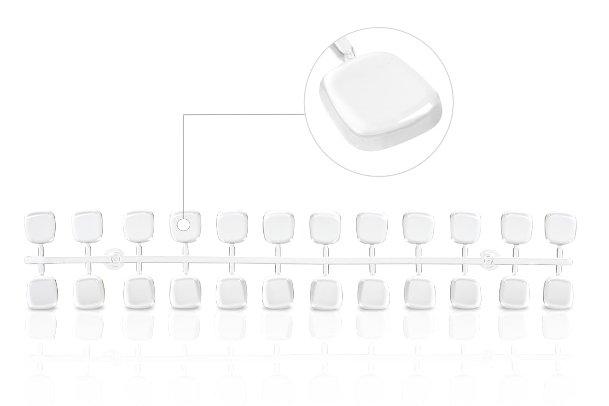   Jolifin transparente Präsentationsformen für Farben & Pigmente