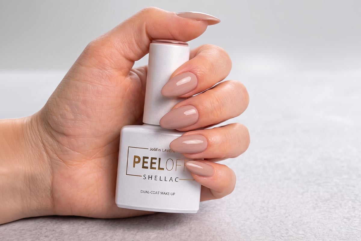 Jolifin LAVENI Shellac PeelOff - Dual-Coat make-up 10ml